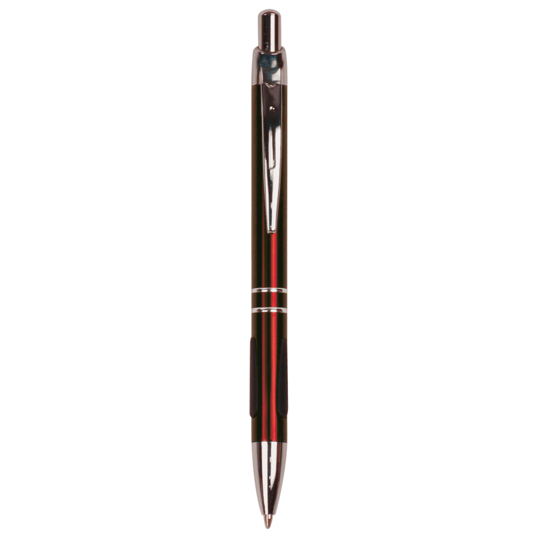 Burgundy with Silver Trim Pen with Gripper