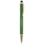 Green with Silver Trim Pen with Stylus