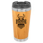 15 oz. Bamboo Stainless Steel Tumbler