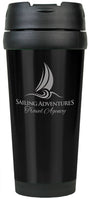 16 oz. Black Stainless Steel Travel Mug without Handle