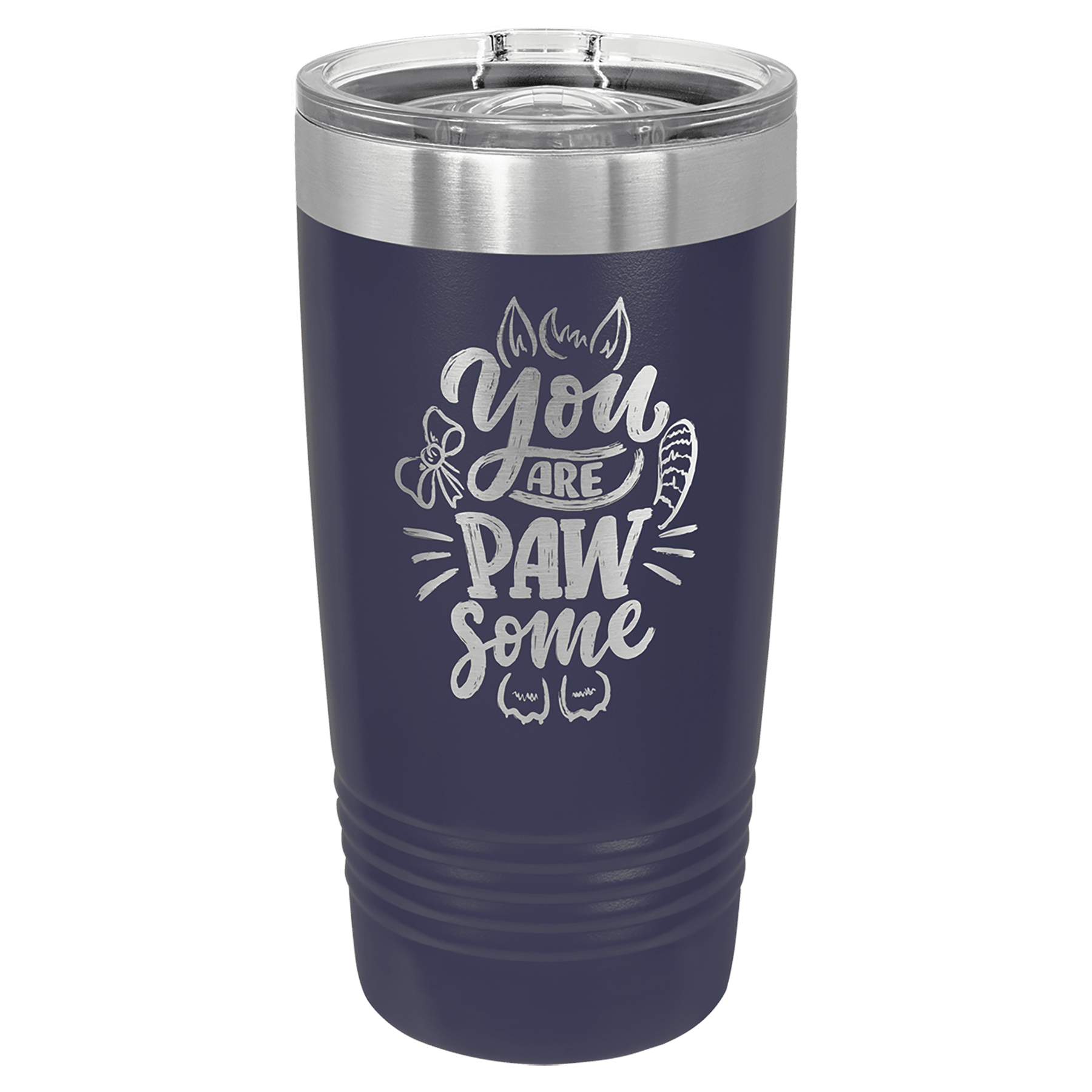 PC 20 oz. Navy Blue Insulated Ringneck Tumbler w/ Slider Lid