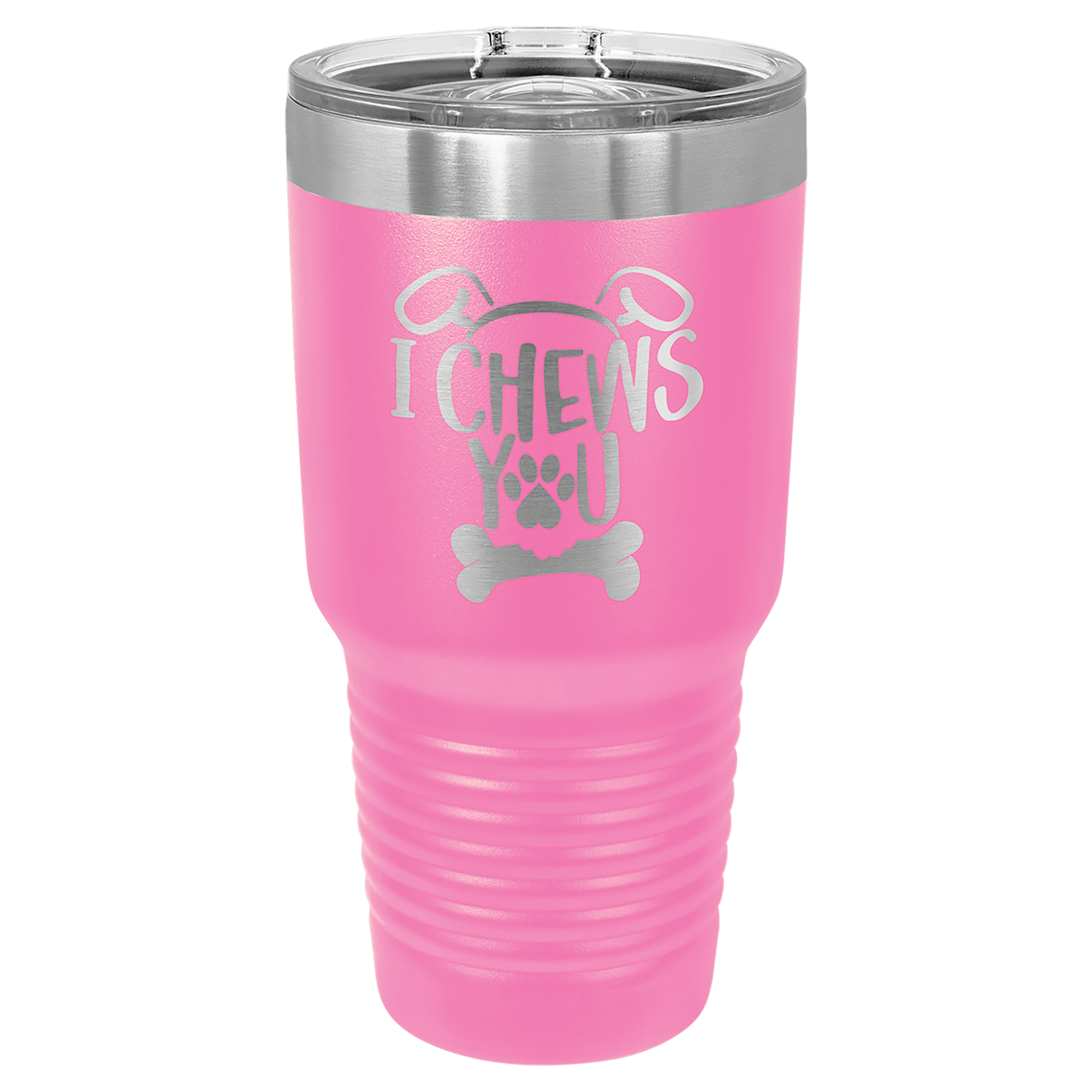 Polar Camel 30 oz. Pink Insulated Ringneck Tumbler