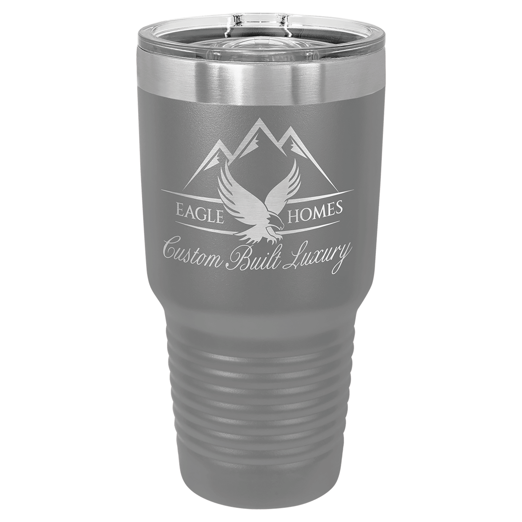 Polar Camel 30 oz. Dark Gray Insulated Ringneck Tumbler