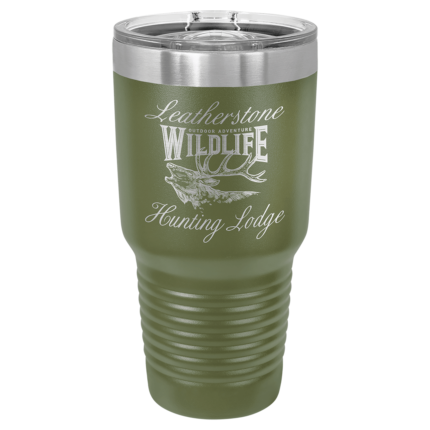 Polar Camel 30 oz. Olive Green Insulated Ringneck Tumbler