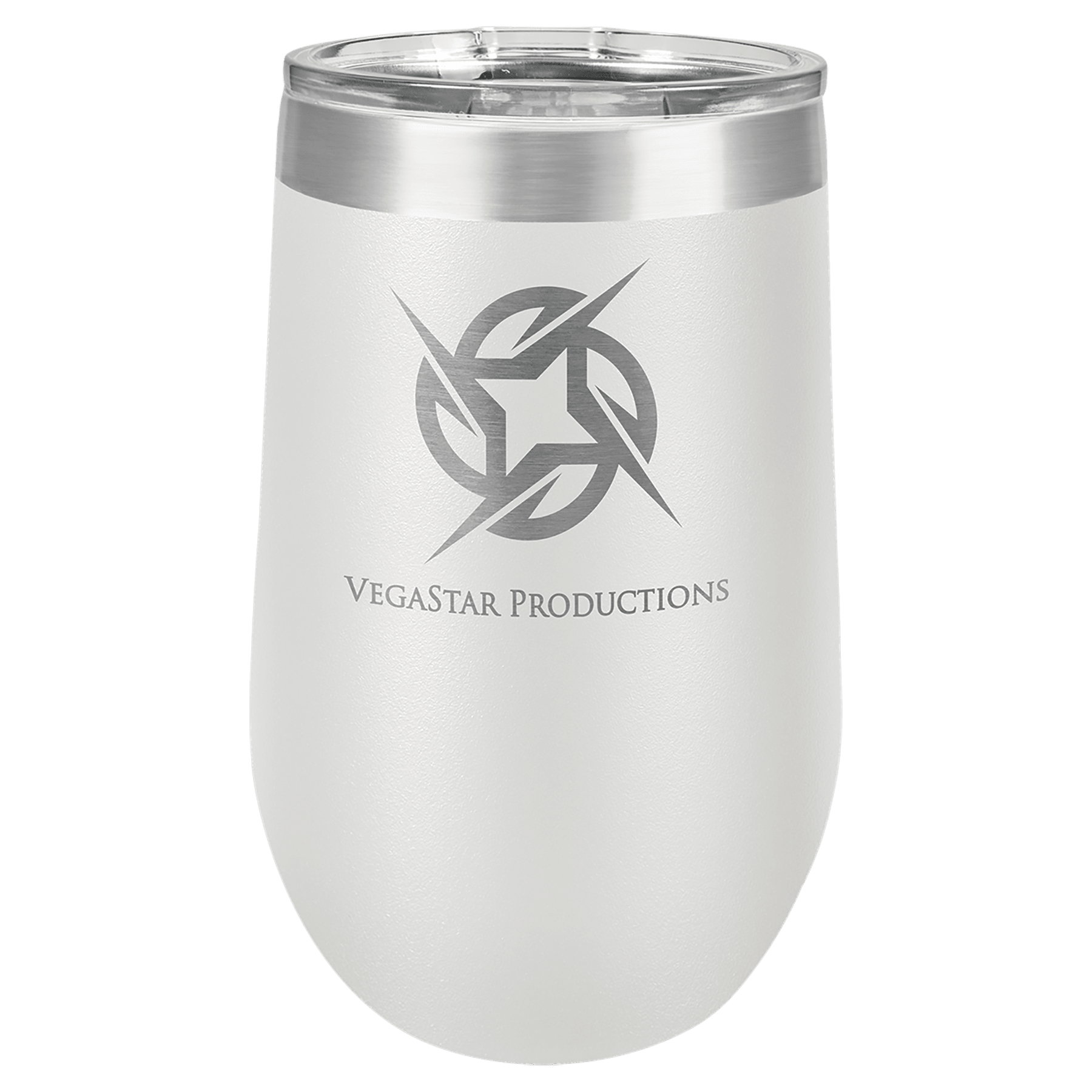 Polar Camel 16 oz. White Stemless Tumbler
