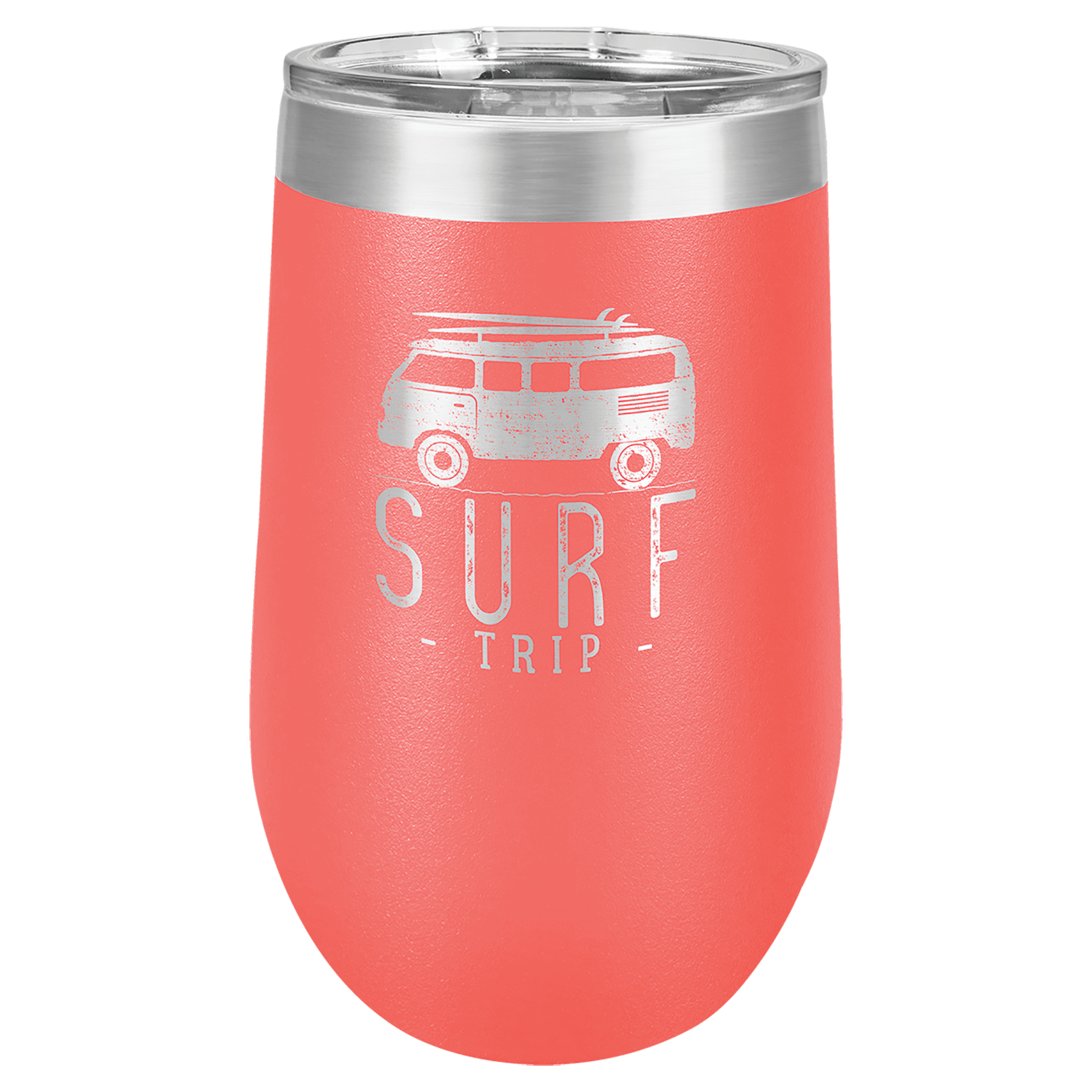 Polar Camel 16 oz. Coral Stemless Tumbler