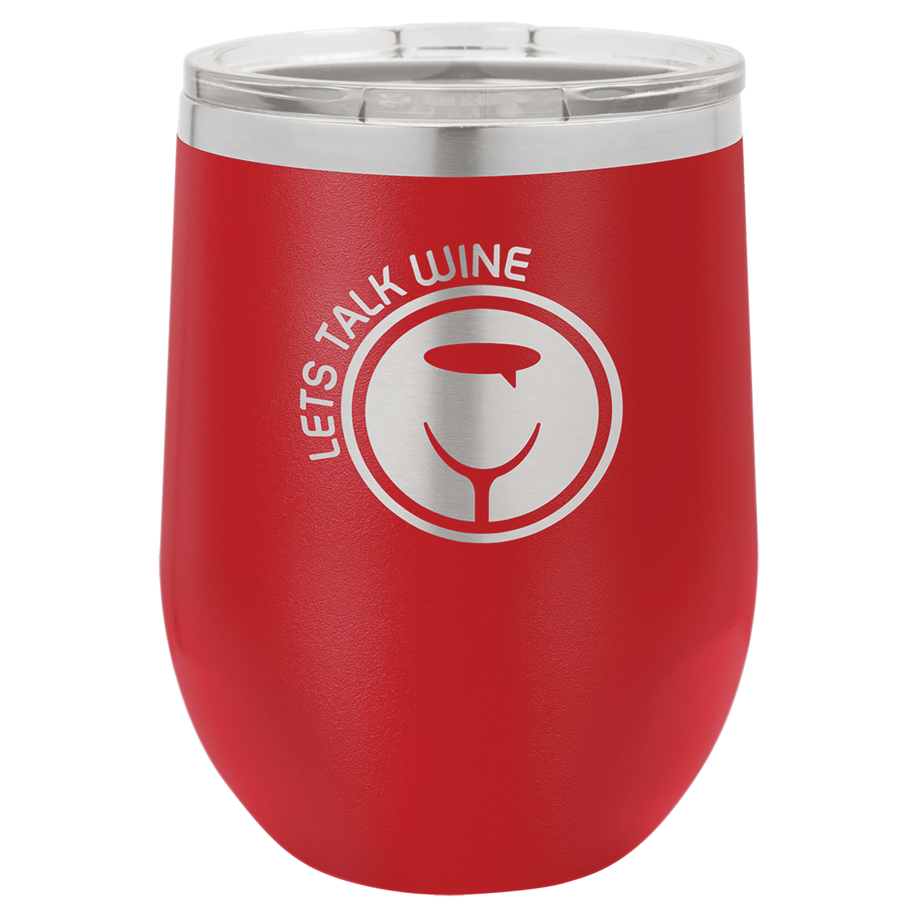 Polar Camel 12 oz. Red Stemless Tumbler