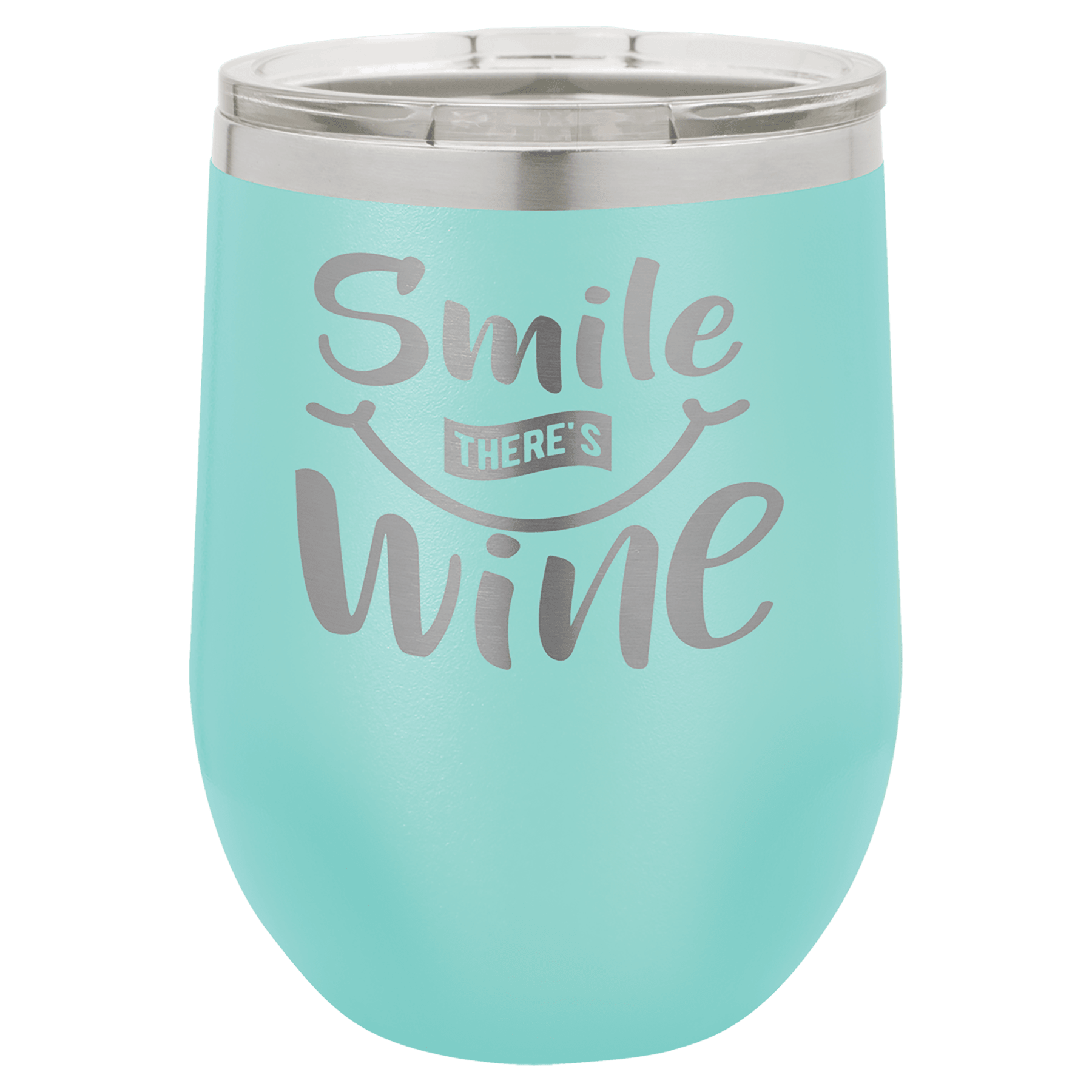Polar Camel 12 oz. Teal Stemless Wine Tumbler