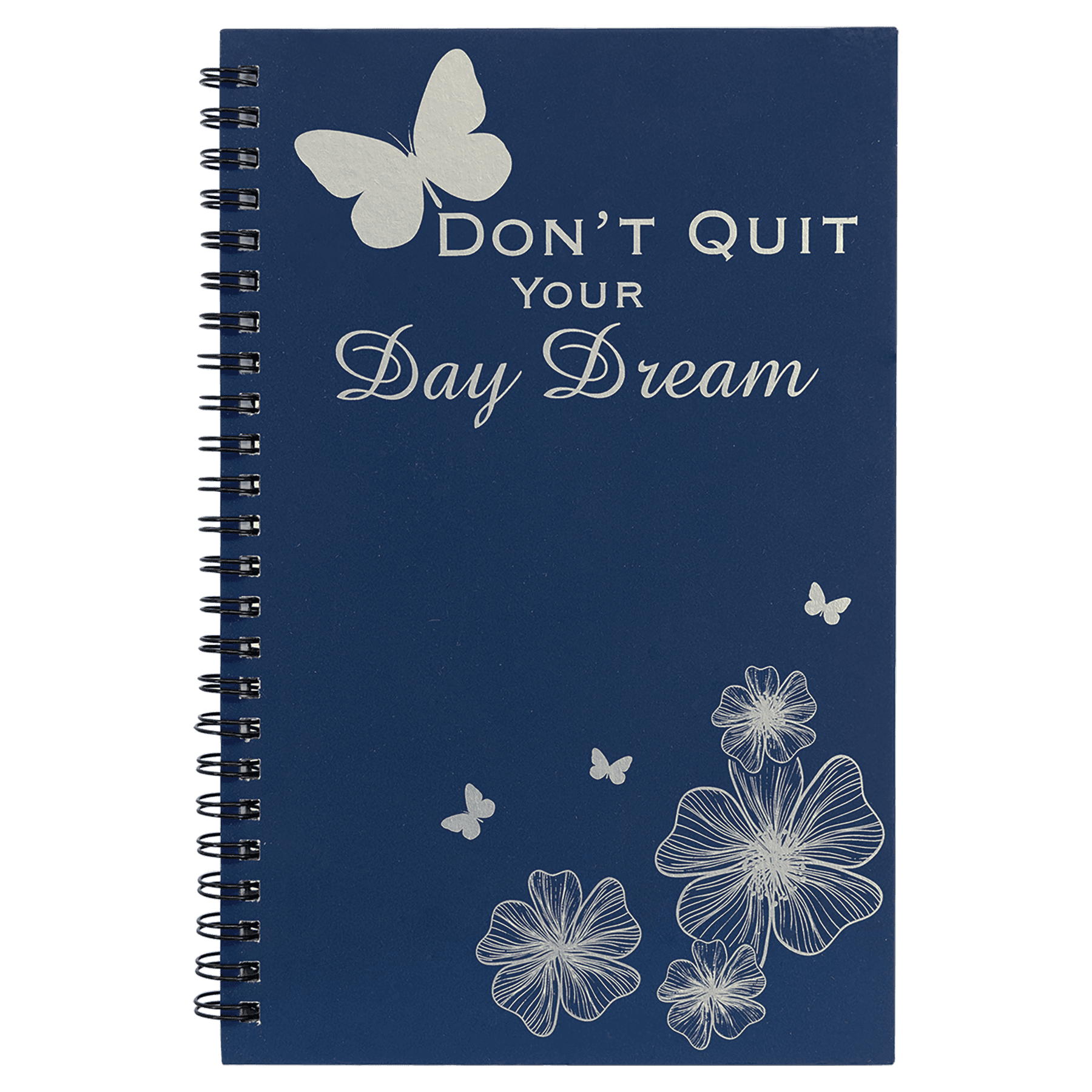 5.5" x 8.5" Blue LazerBurst Spiral Notebook