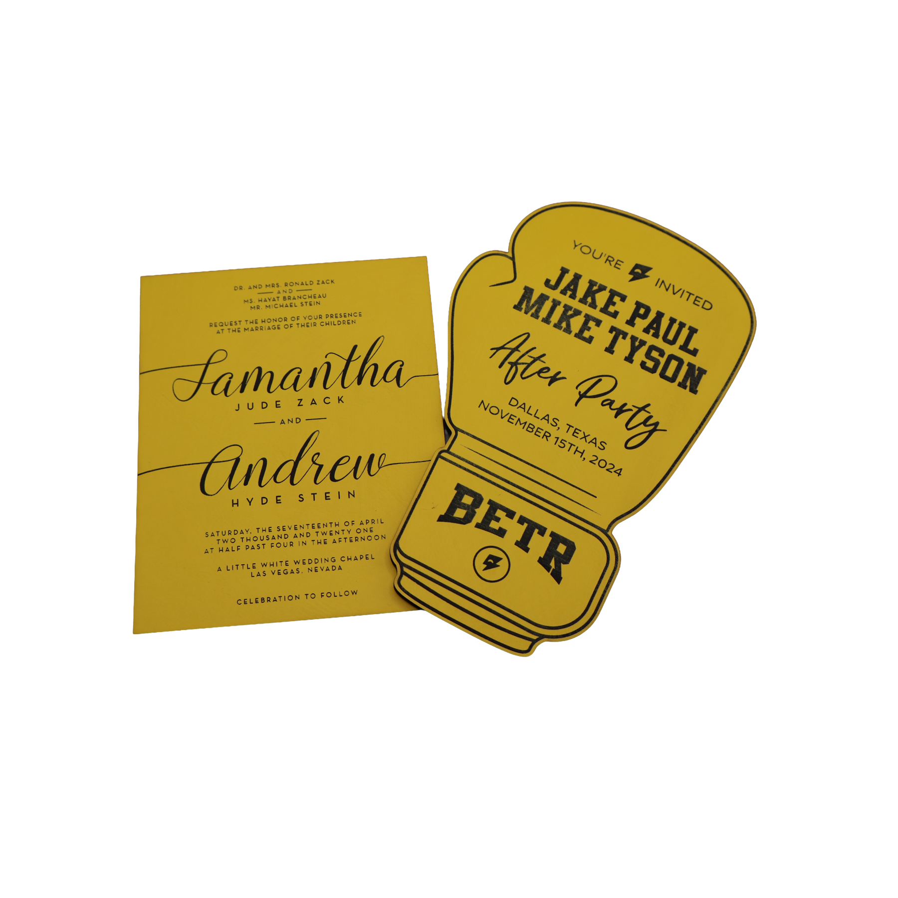 Custom Leatherette Invitation - NVX01