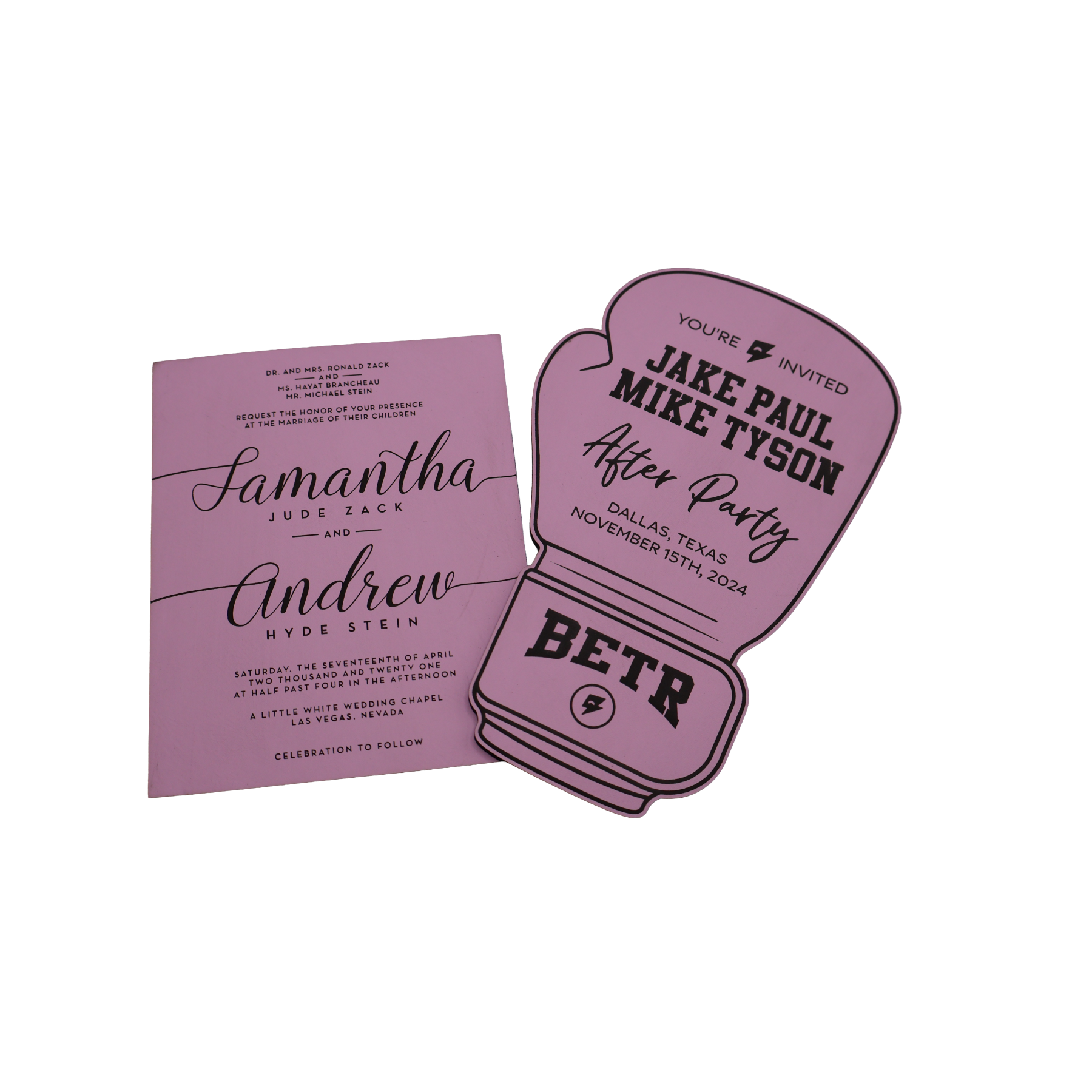 Custom Leatherette Invitation - NVX01