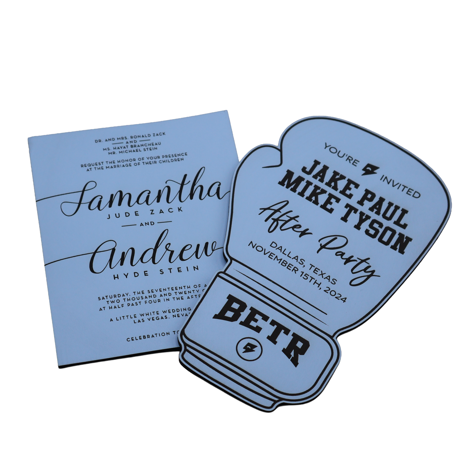 Custom Leatherette Invitation - NVX01