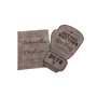 Custom Leatherette Invitation - NVX01