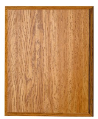6" x 8" Oak Finish Plaque