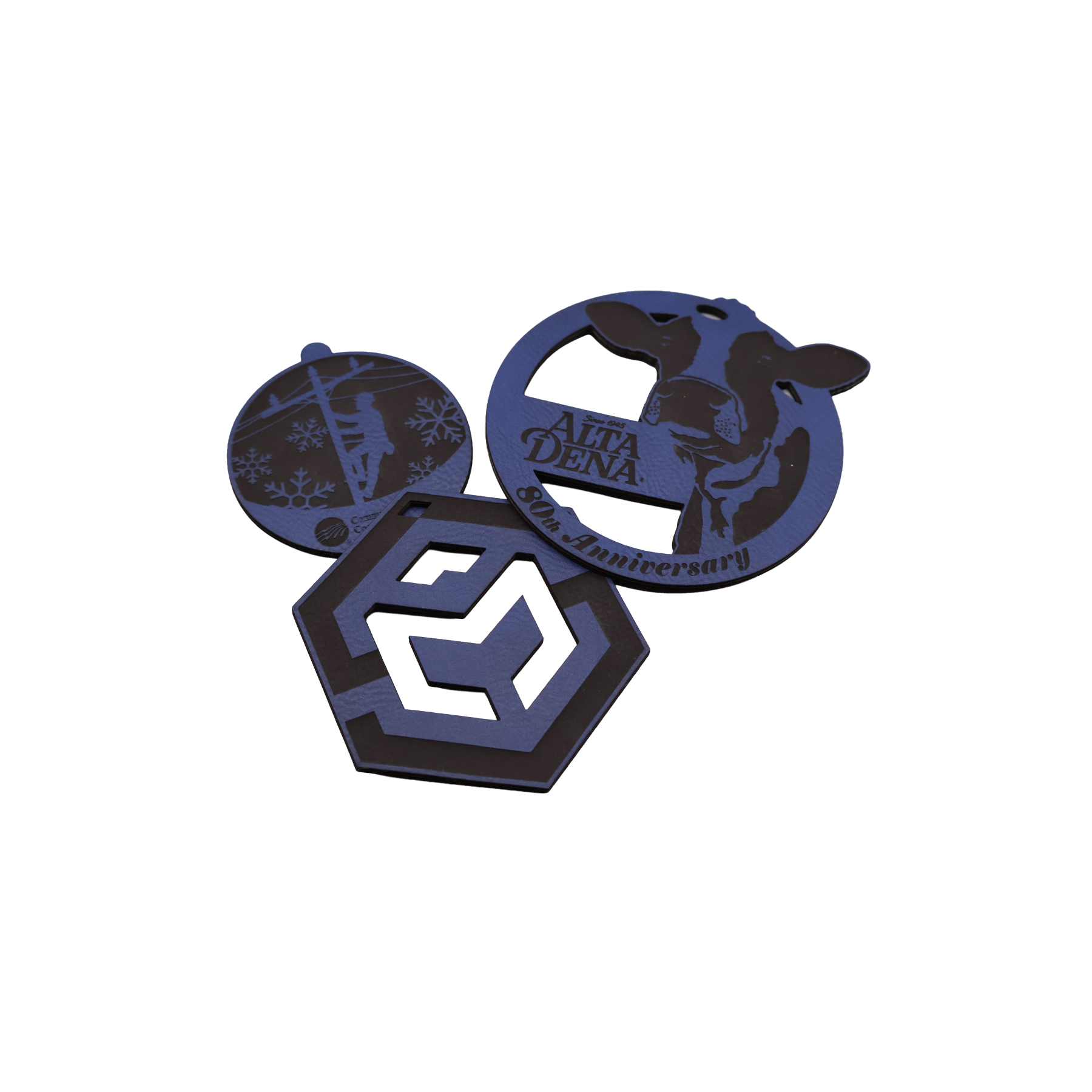 Custom Leatherette Ornament - OLX01