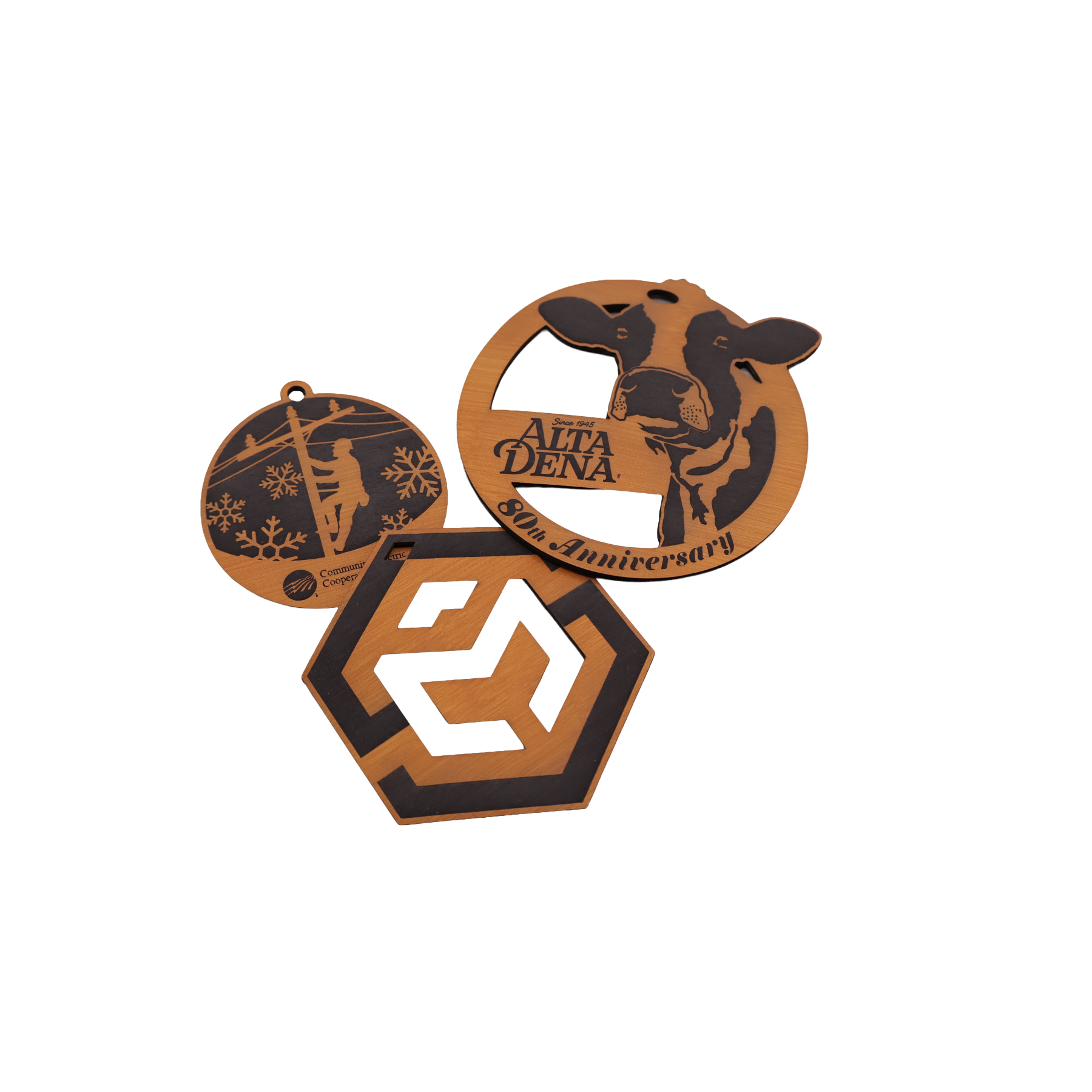 Custom Leatherette Ornament - OLX01
