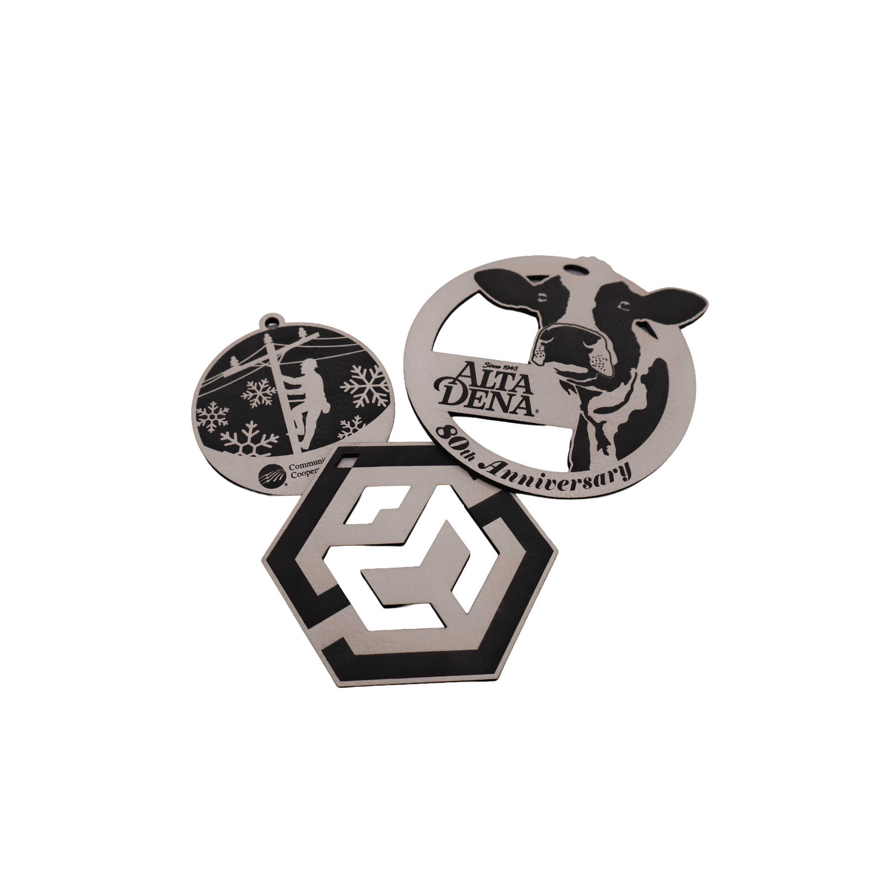 Custom Leatherette Ornament - OLX01