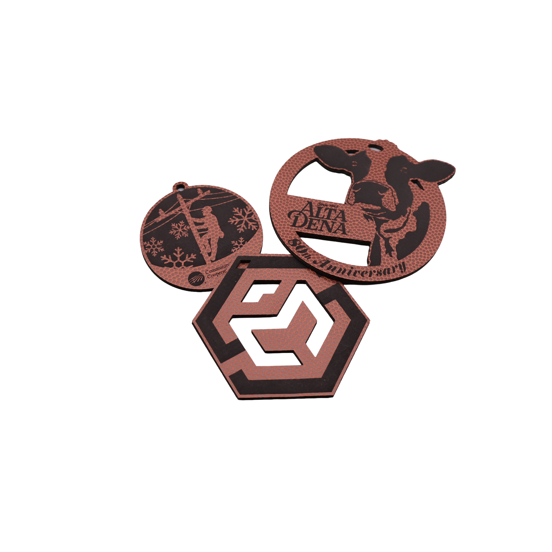 Custom Leatherette Ornament - OLX01