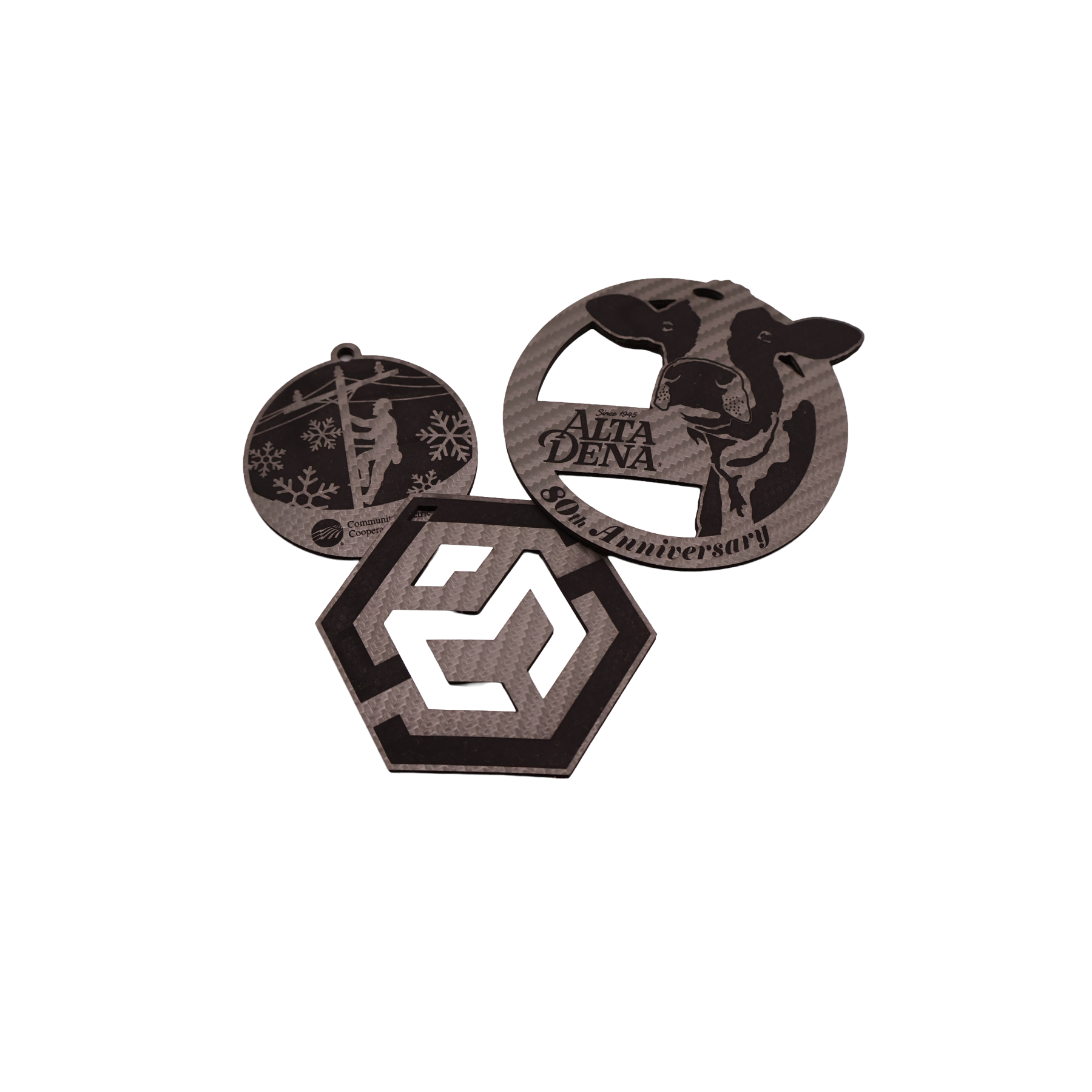 Custom Leatherette Ornament - OLX01