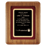 American Walnut Airflyte Frame w/Maroon Velour & Black Plate