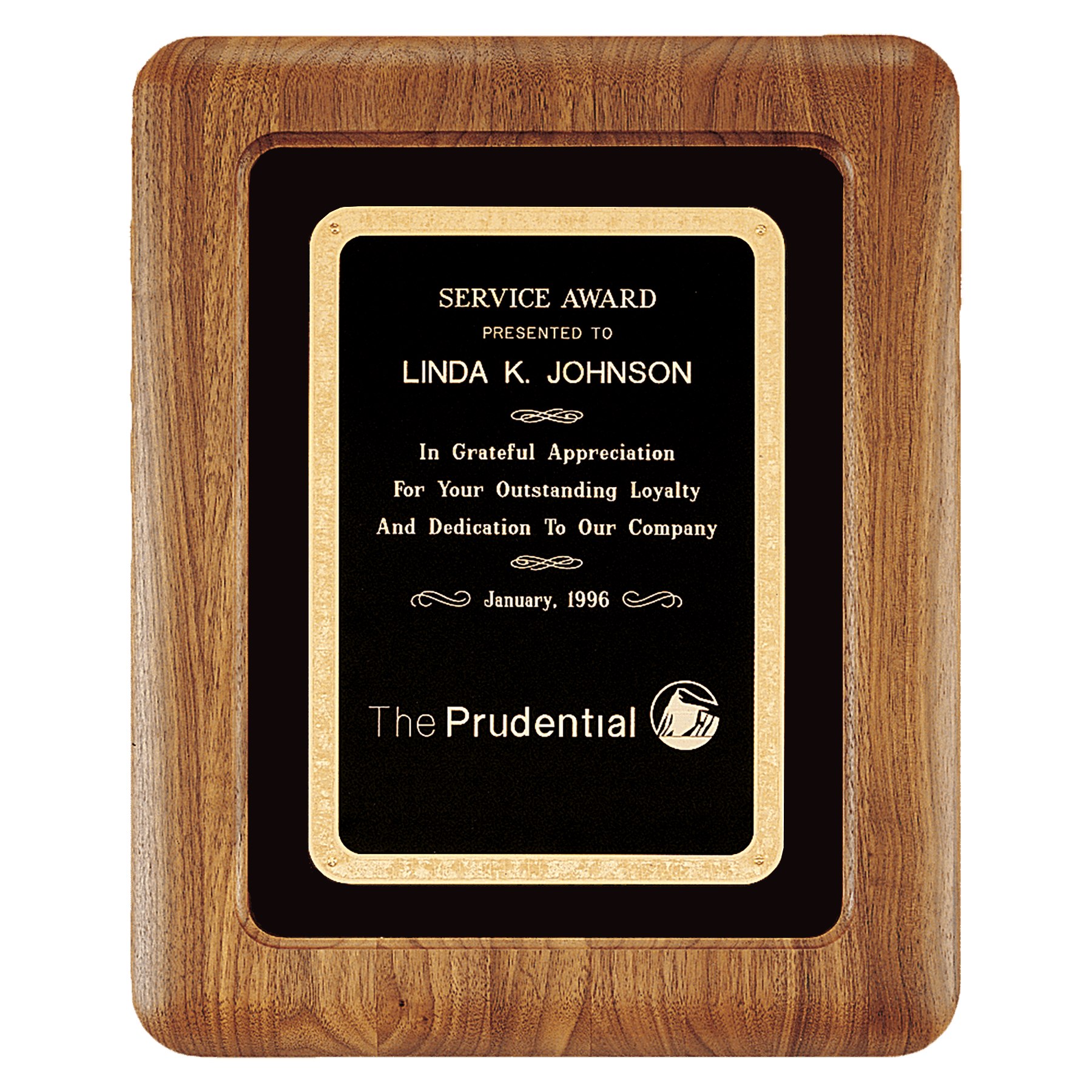 American Walnut Airflyte Frame w/Black Velour & Black Plate