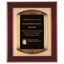 Rosewood Piano Finish Frame w/Antique Bronze Finish Frame
