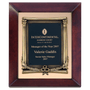 Cherry Finish Frame with Bronze Frame on Background - PWC09