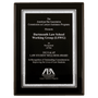 Piano Finish Plaque with Florentine Border Plate - PWBL07