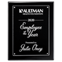 Black High-Lustr Plaque with Acrylic Engraving Plate
