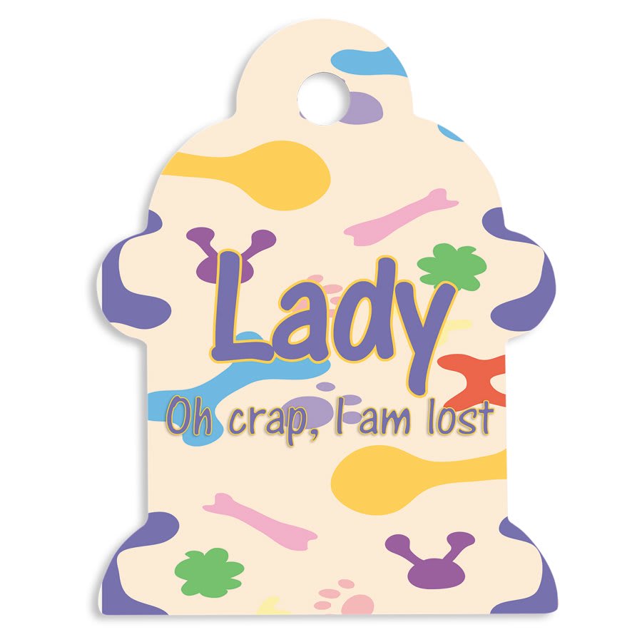 Gloss Aluminum Pet Tag - PT06