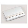 2.5" x 3.75" Matte Silver Business Card Case