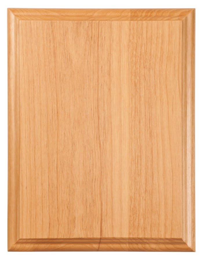 7" x 9" Premium Red Alder Plaque