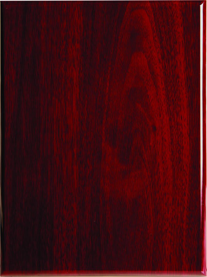 9" x 12" Rosewood Royal Piano Finish Plaque