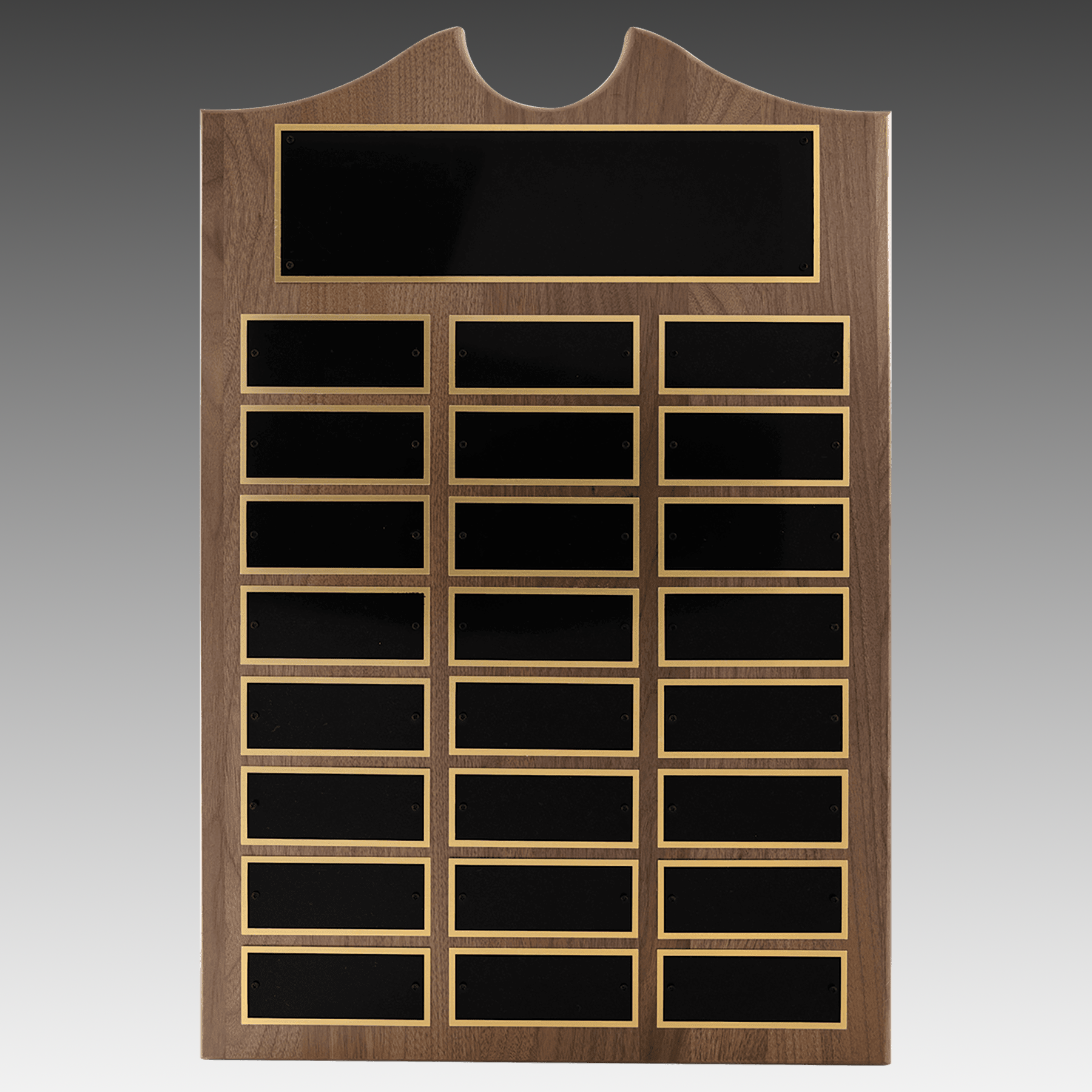 American Walnut Decorative Top Perpetual Plaque - PP41