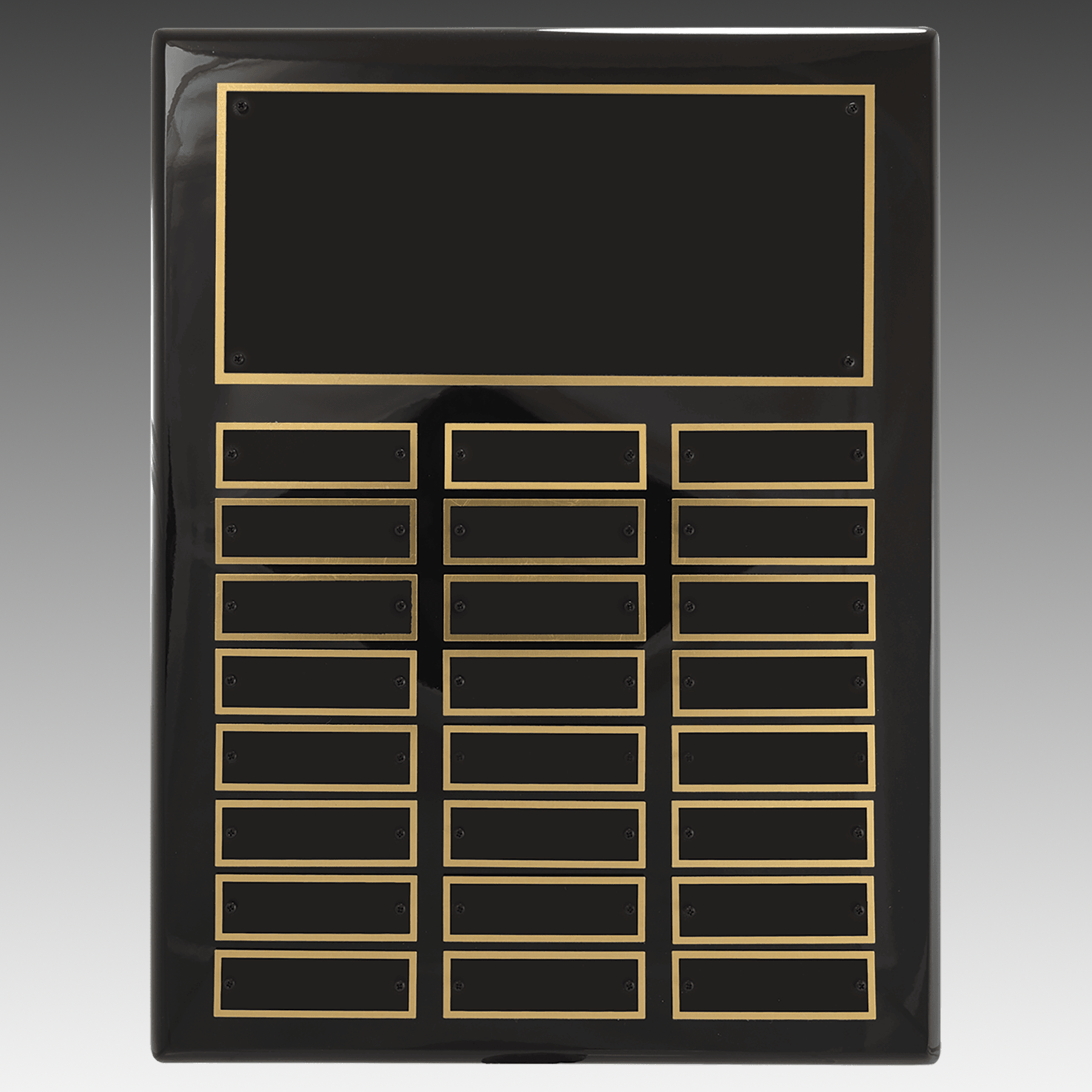 Piano Finish Perpetual Plaque - PP38