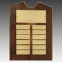American Walnut Decorative Top Perpetual Plaque - Gold - PP13