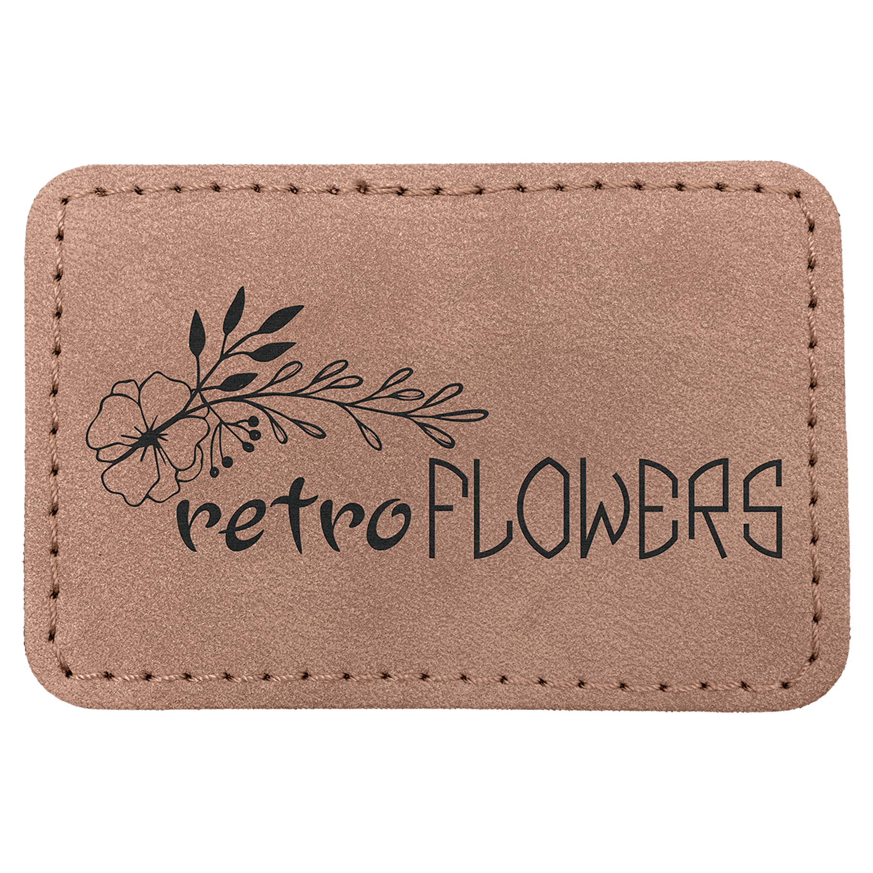Rectangle Leatherette Patch with Adhesive - PTCH01