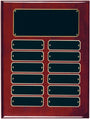 12 Plate Rosewood Piano Finish Completed Perpetual Plaque