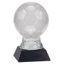 6.25" Glass Soccer Ball with Marble Base