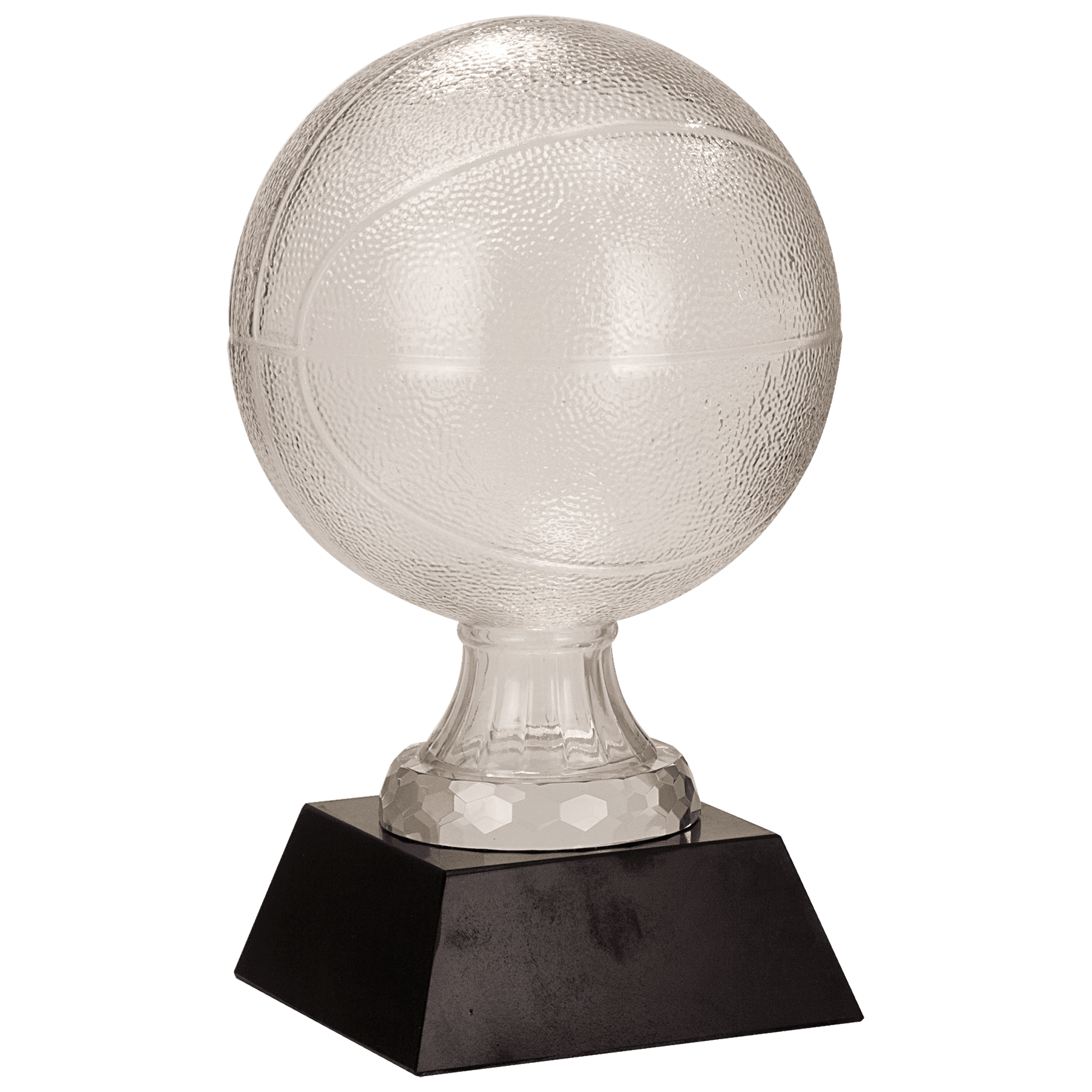 Glass Basketball with Marble Base - BSKT09