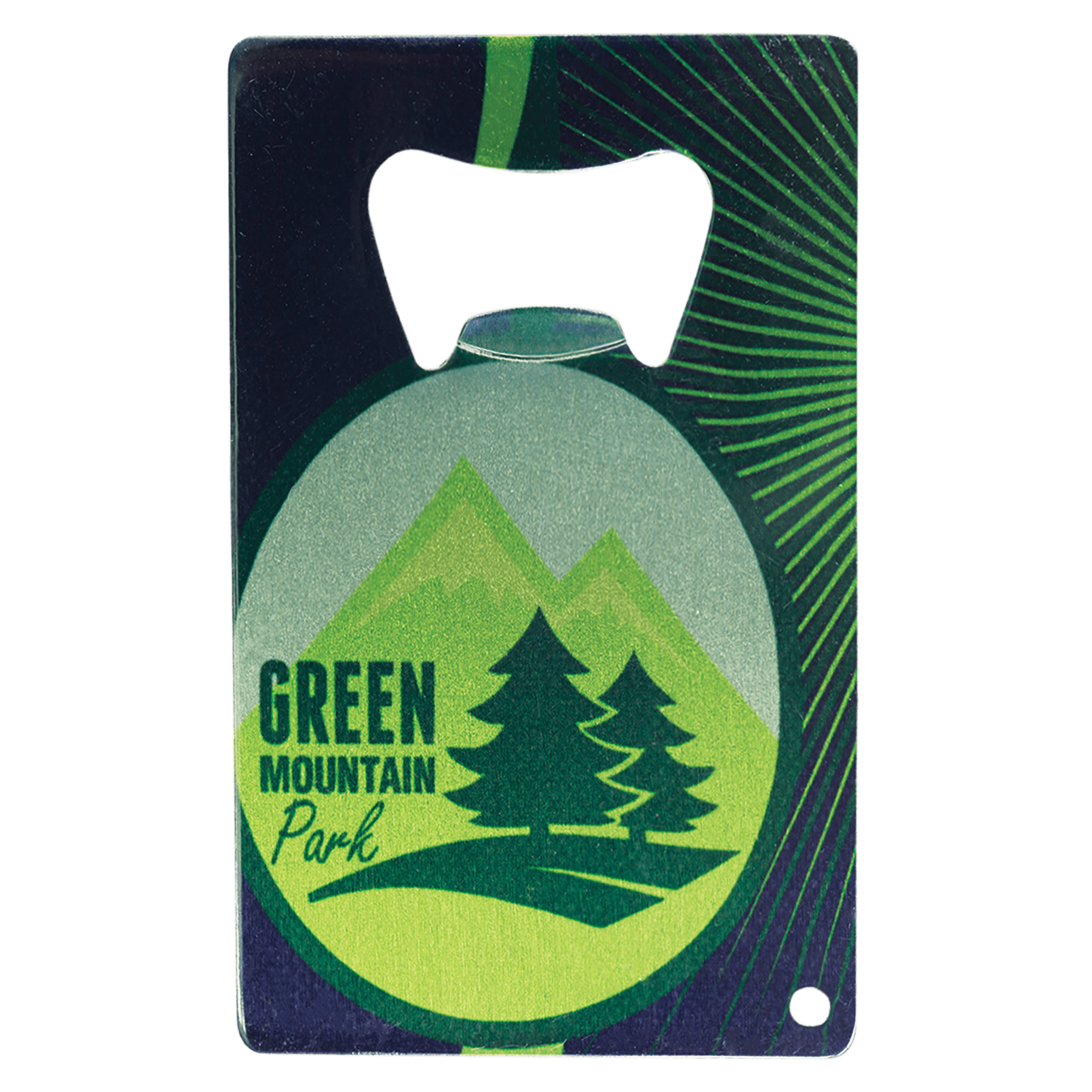 Sublimatable Stainless Steel Bottle Opener with Punch Hole