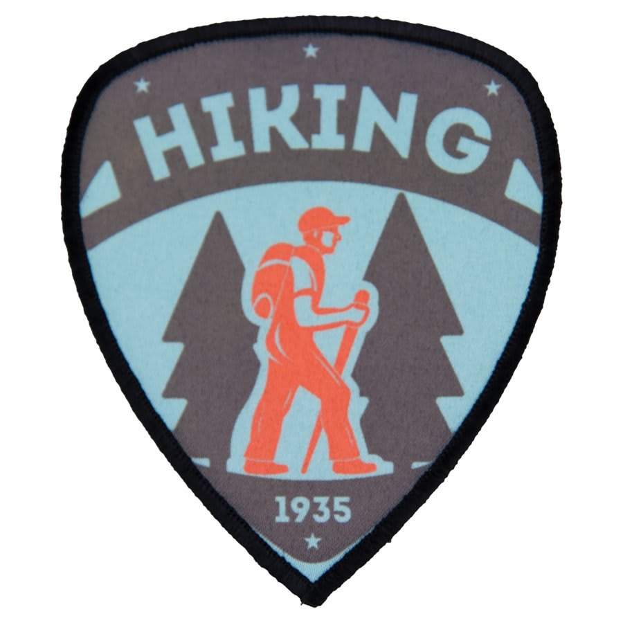 Shield Sublimatable Patch with Adhesive & Black Border