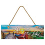 Sublimatable Rectangle Ceramic Wall Decor with String