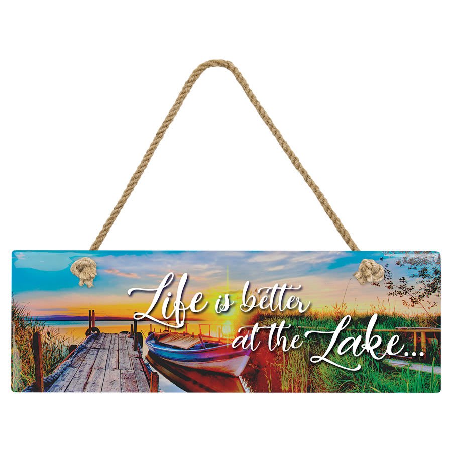 Sublimatable Rectangle Ceramic Wall Decor with String