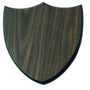 7.1" x 7.6" Walnut Finish Shield Plaque