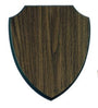 6.1" x 7.75" Walnut Finish Shield Plaque