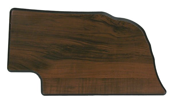 8" x 13" Walnut Finish Black Edge Nebraska State Plaque