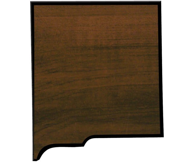 Walnut Finish Black Edge New Mexico State Plaque