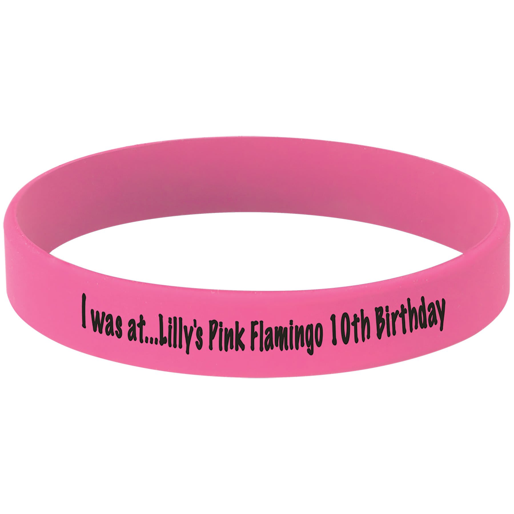 3.75" Pink/Black Bracelet