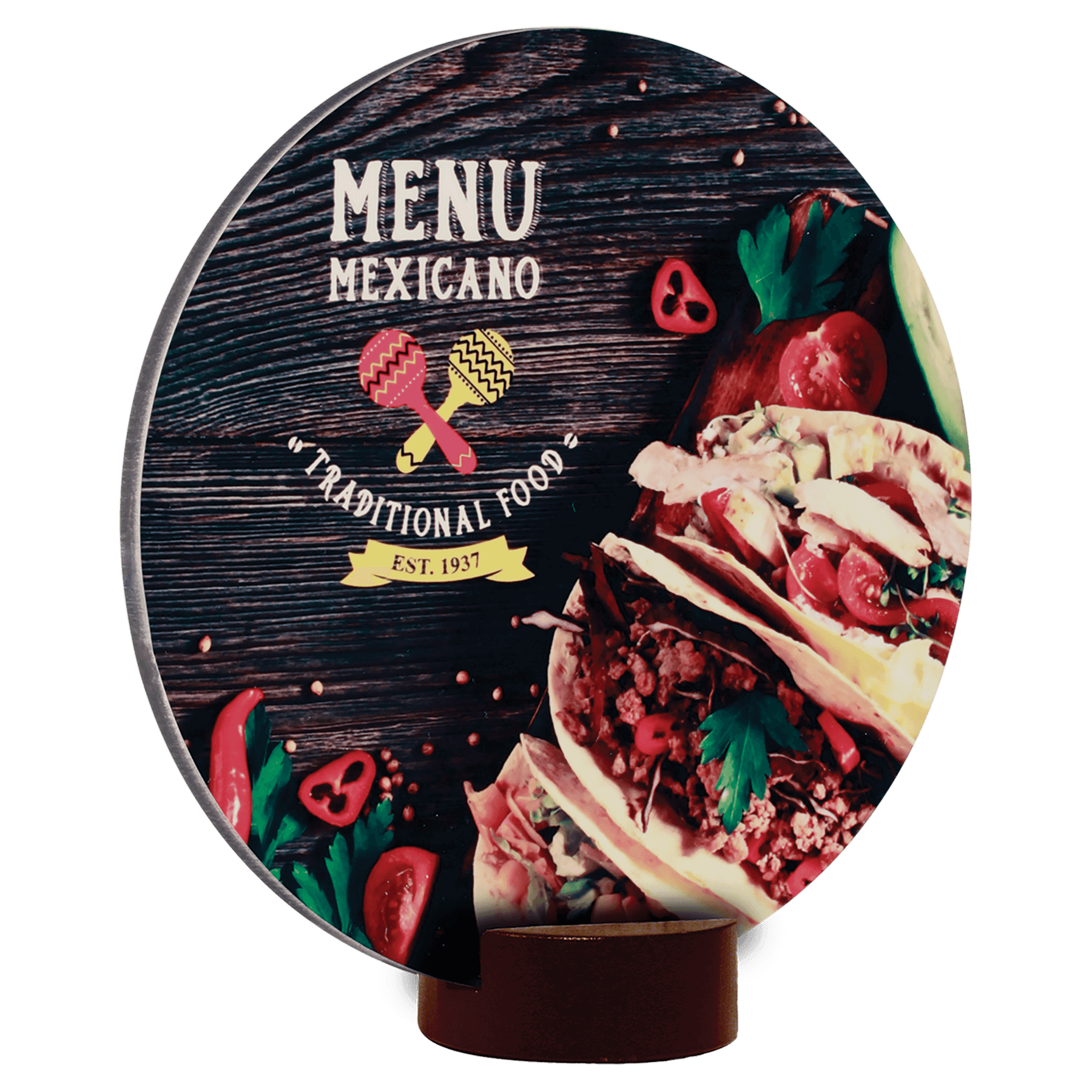 Unisub Sublimatable Round Streamline Award - SS15